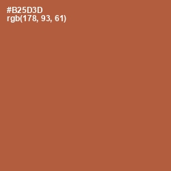 #B25D3D - Brown Rust Color Image