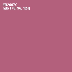 #B2607C - Coral Tree Color Image