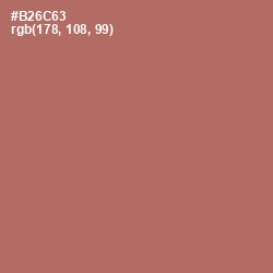 #B26C63 - Coral Tree Color Image