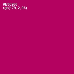 #B30260 - Lipstick Color Image