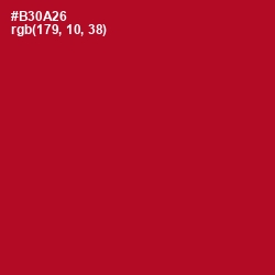 #B30A26 - Shiraz Color Image