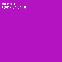 #B313C1 - Electric Violet Color Image