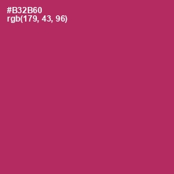 #B32B60 - Hibiscus Color Image