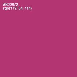 #B33672 - Royal Heath Color Image