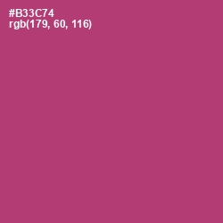 #B33C74 - Royal Heath Color Image