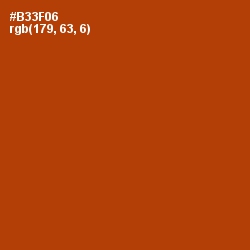 #B33F06 - Tabasco Color Image