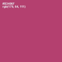 #B3406F - Blush Color Image