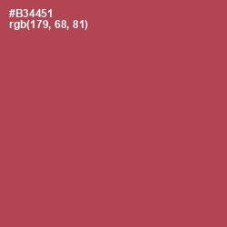 #B34451 - Chestnut Color Image