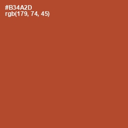 #B34A2D - Medium Carmine Color Image