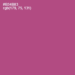 #B34B83 - Tapestry Color Image