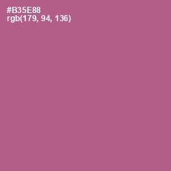 #B35E88 - Tapestry Color Image