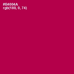 #B4004A - Jazzberry Jam Color Image