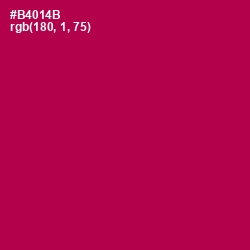 #B4014B - Jazzberry Jam Color Image