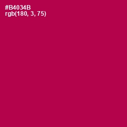 #B4034B - Jazzberry Jam Color Image