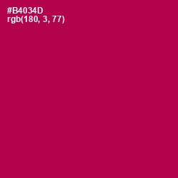 #B4034D - Jazzberry Jam Color Image