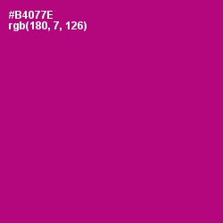 #B4077E - Flirt Color Image