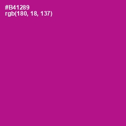 #B41289 - Violet Eggplant Color Image