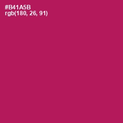 #B41A5B - Jazzberry Jam Color Image