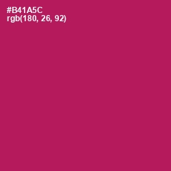 #B41A5C - Jazzberry Jam Color Image