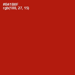 #B41B0F - Milano Red Color Image