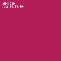 #B41C59 - Jazzberry Jam Color Image