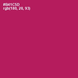 #B41C5D - Jazzberry Jam Color Image