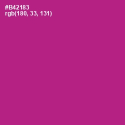 #B42183 - Medium Red Violet Color Image