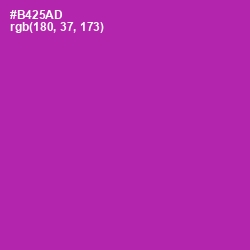 #B425AD - Violet Eggplant Color Image