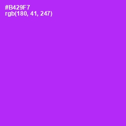 #B429F7 - Electric Violet Color Image