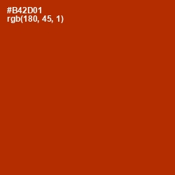 #B42D01 - Tabasco Color Image