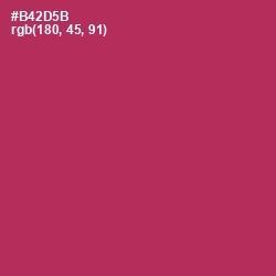 #B42D5B - Night Shadz Color Image