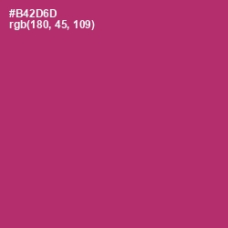 #B42D6D - Hibiscus Color Image