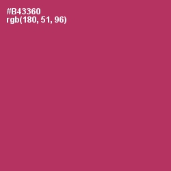 #B43360 - Hibiscus Color Image