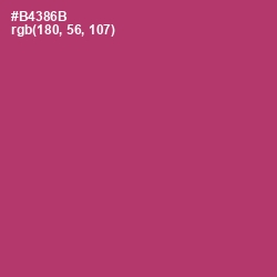 #B4386B - Hibiscus Color Image