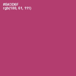 #B43D6F - Hibiscus Color Image