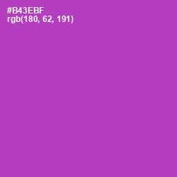 #B43EBF - Medium Red Violet Color Image