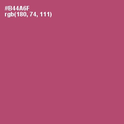 #B44A6F - Cadillac Color Image