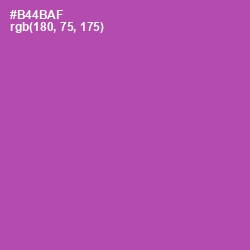 #B44BAF - Wisteria Color Image