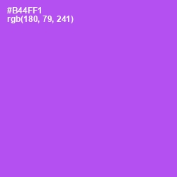 #B44FF1 - Amethyst Color Image