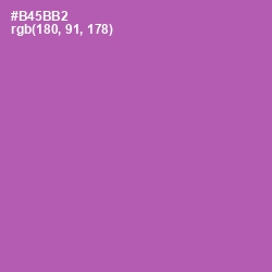 #B45BB2 - Wisteria Color Image