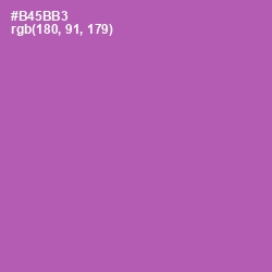 #B45BB3 - Wisteria Color Image