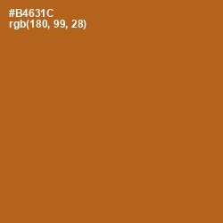 #B4631C - Bourbon Color Image