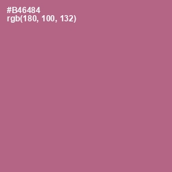 #B46484 - Turkish Rose Color Image