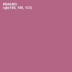 #B46485 - Turkish Rose Color Image