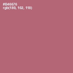 #B46676 - Coral Tree Color Image