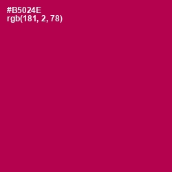 #B5024E - Jazzberry Jam Color Image