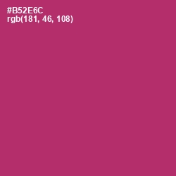 #B52E6C - Hibiscus Color Image