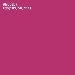#B5326F - Hibiscus Color Image