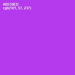 #B539ED - Electric Violet Color Image