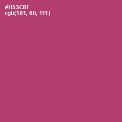 #B53C6F - Hibiscus Color Image